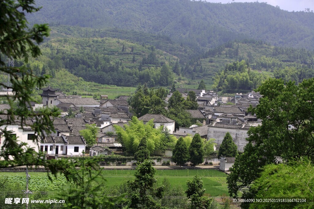 安徽黄山西递风光图片