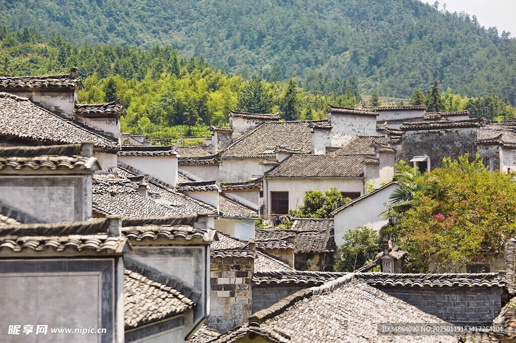 安徽黄山西递风光图片
