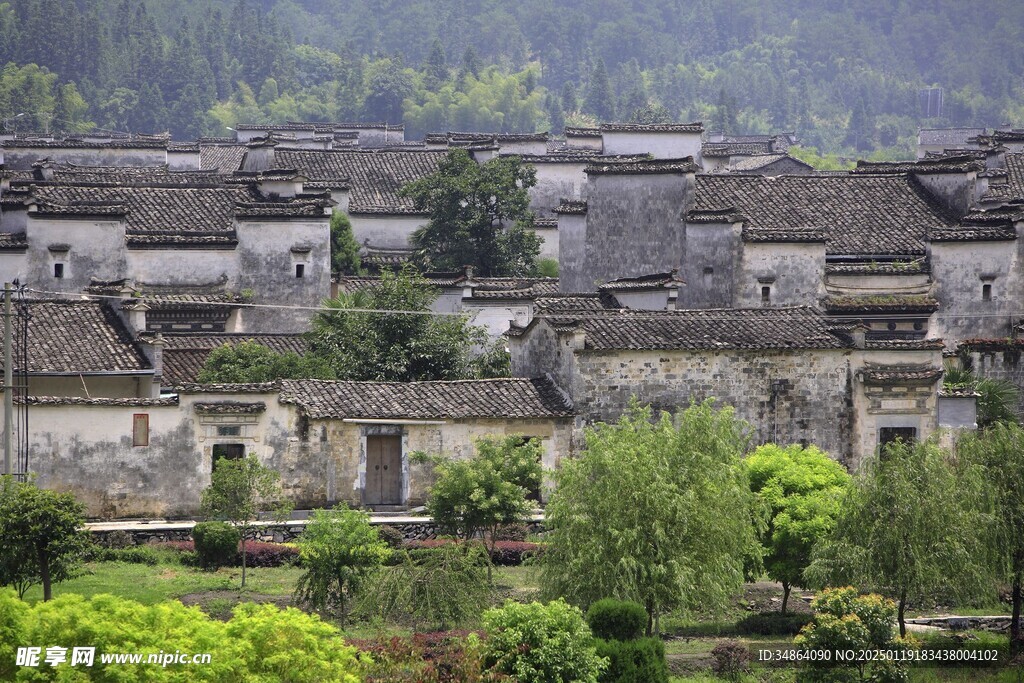 安徽黄山西递风光图片