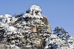 安徽雪后黄山风景图片