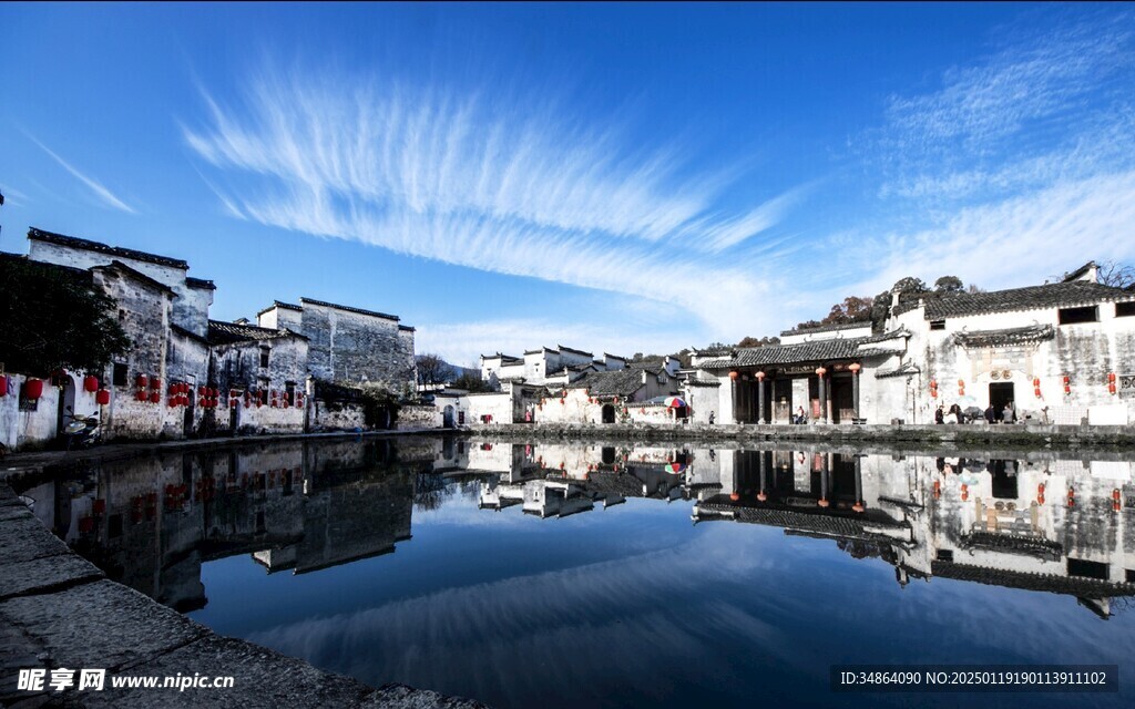 冬天徽州风景图片