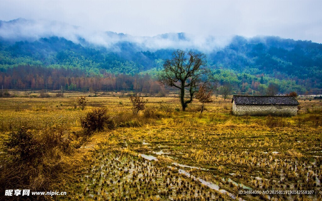 冬天徽州风景图片