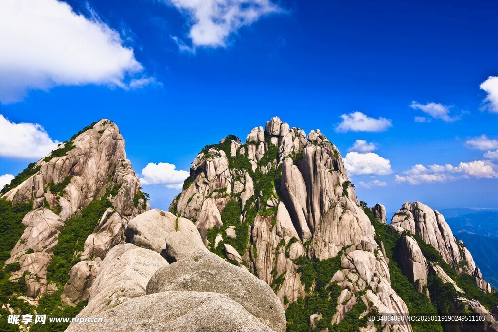黄山怪石图片