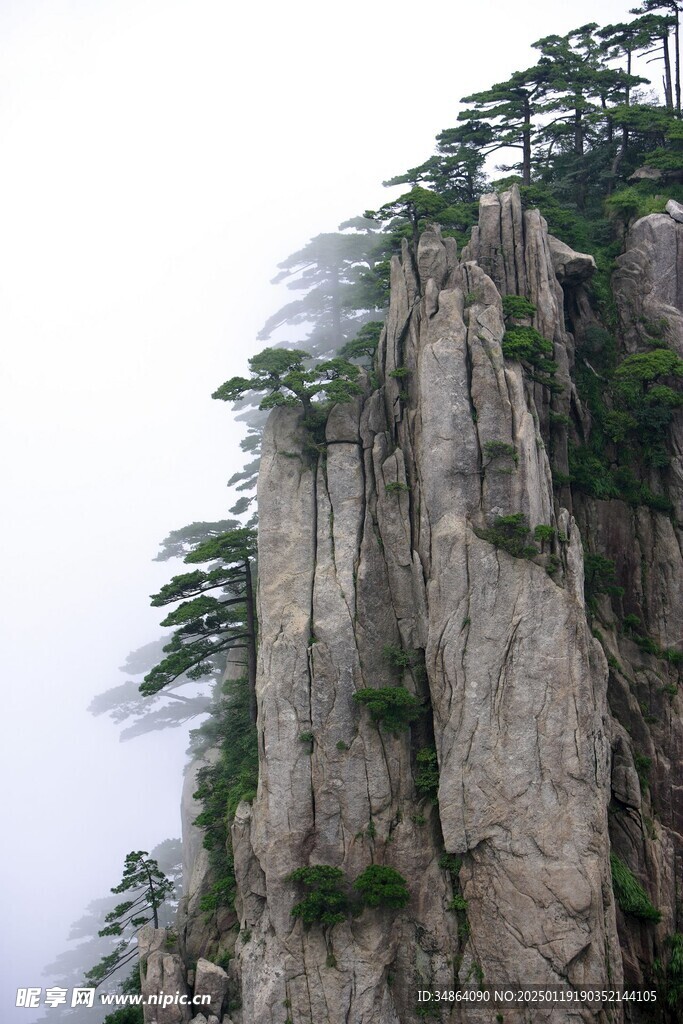黄山怪石图片