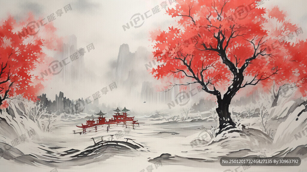 白桦树 剪纸