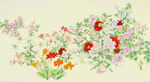 百花争艳图