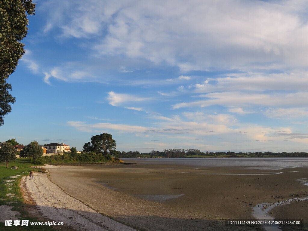 奥克兰海边小镇风景