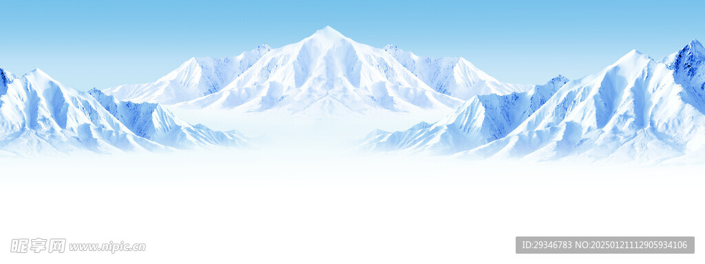 雪山 冰山
