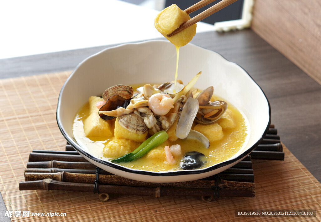 海鲜鸡蛋豆腐