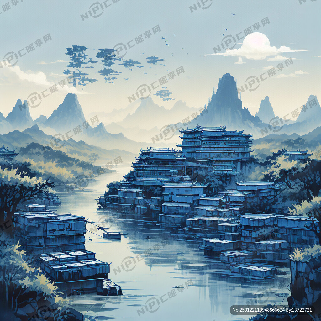 蓝色税收 海报