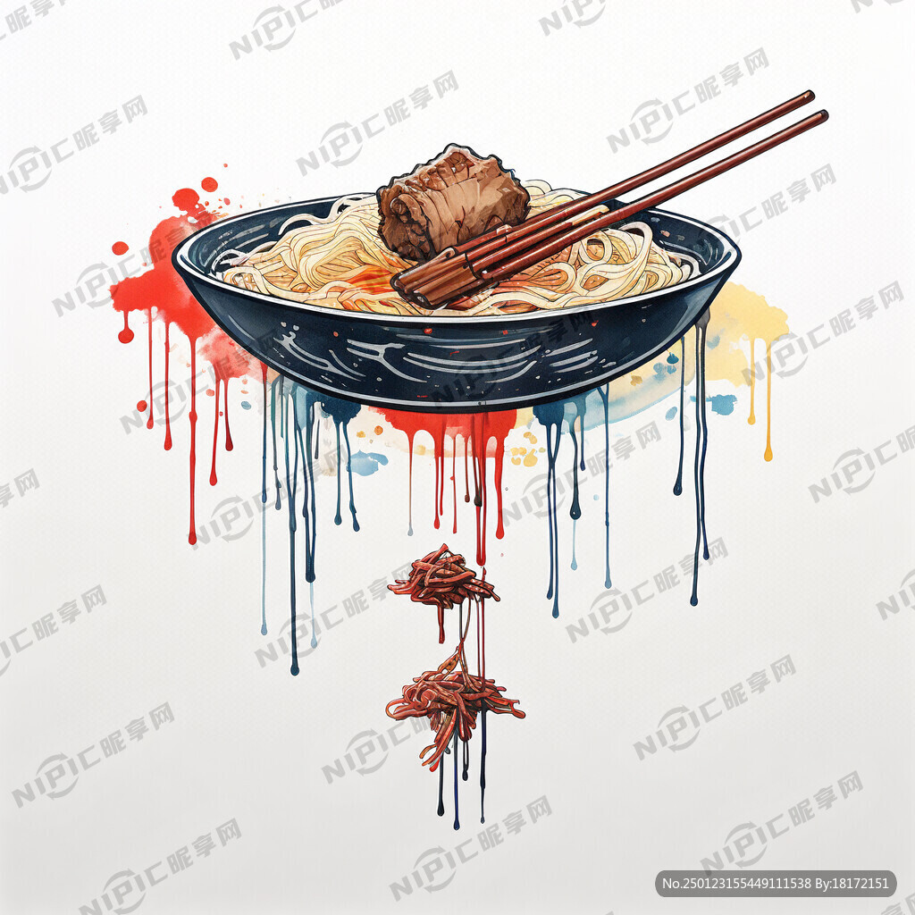 牛肉面招牌 有具象化的牛肉 面