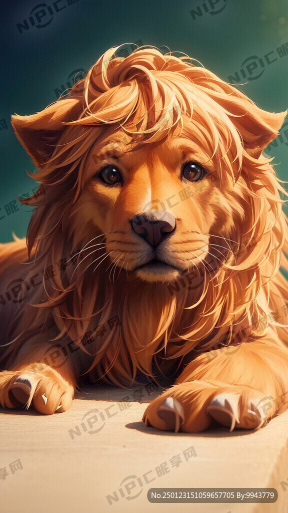 萌宠小狗 金色 3D