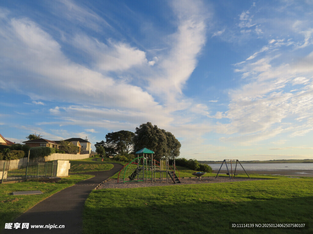 奥克兰海边小镇风景