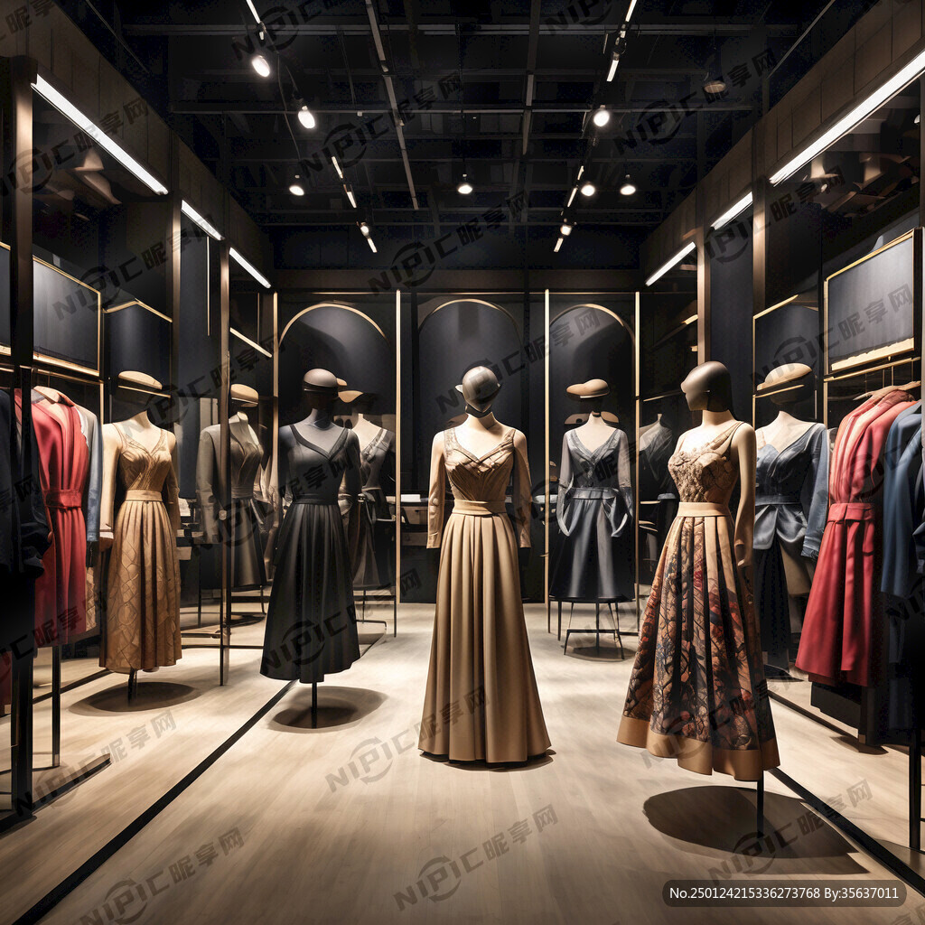 梦卡蜜品牌女士服装展厅外观