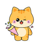 卡通橘猫