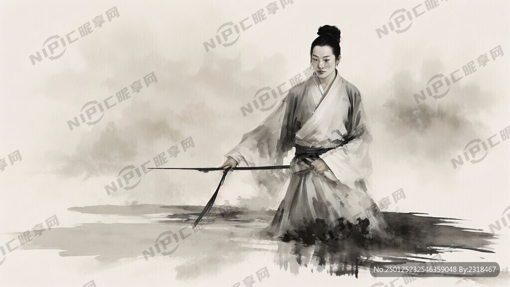 吴冠中 水墨画