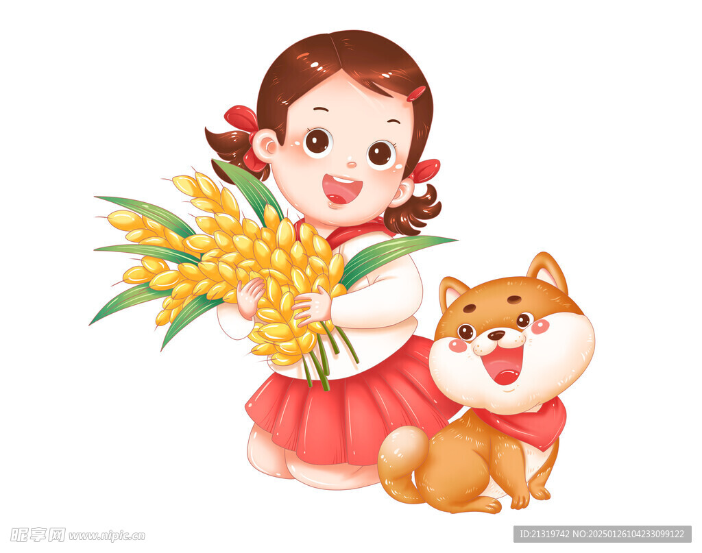 卡通狗插画