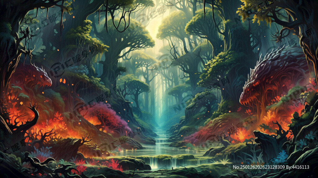 暗黑魔幻深林 游戏背景