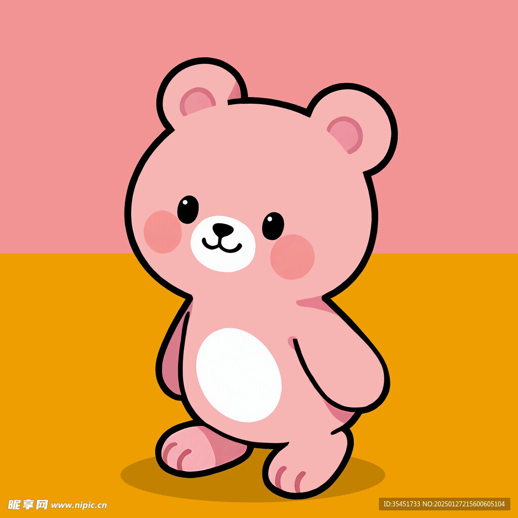 粉红熊仔