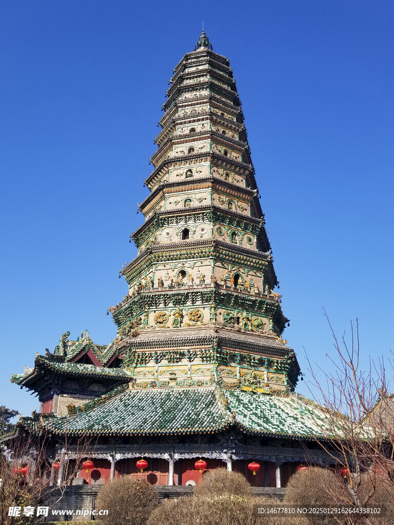 洪洞广胜寺飞虹塔