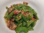辣椒炒油渣