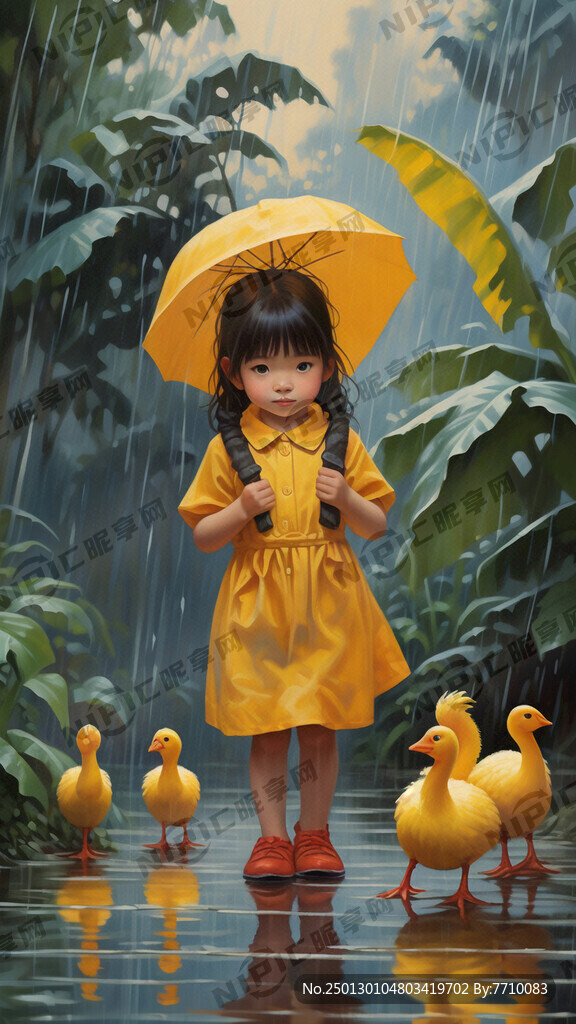 夏日暴雨 形成强烈的光感