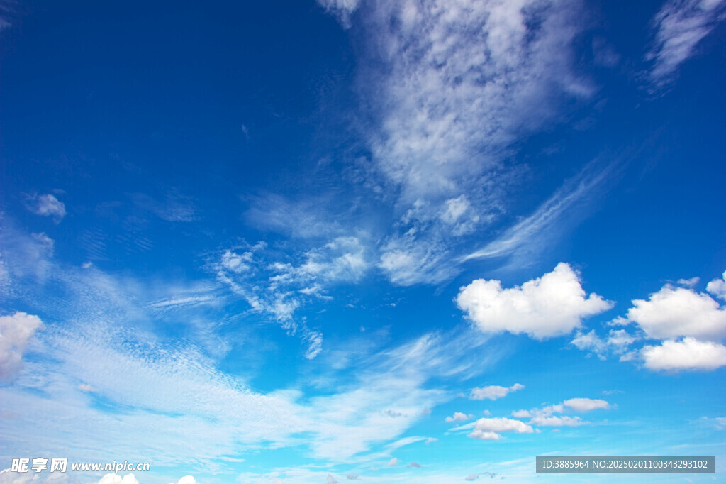 蓝天白云图片 