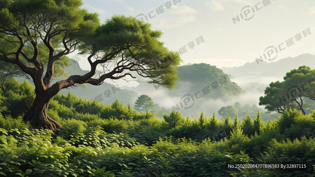 一条直线绿篱 不要树木