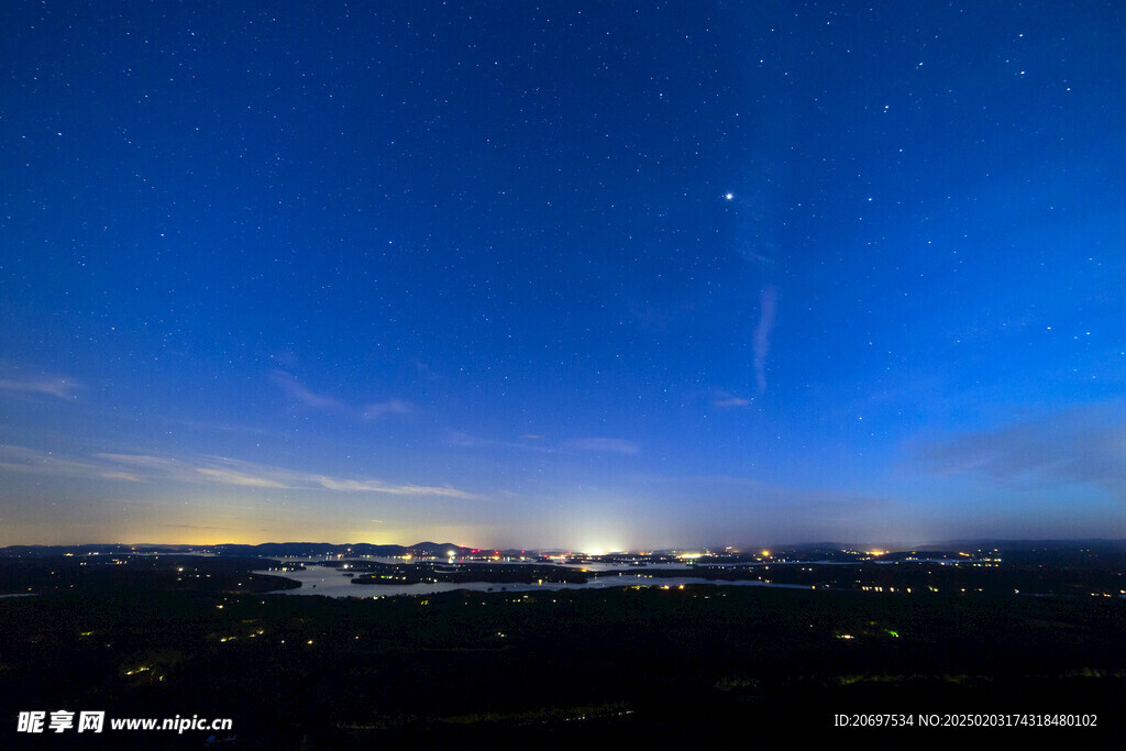 夜景星空 