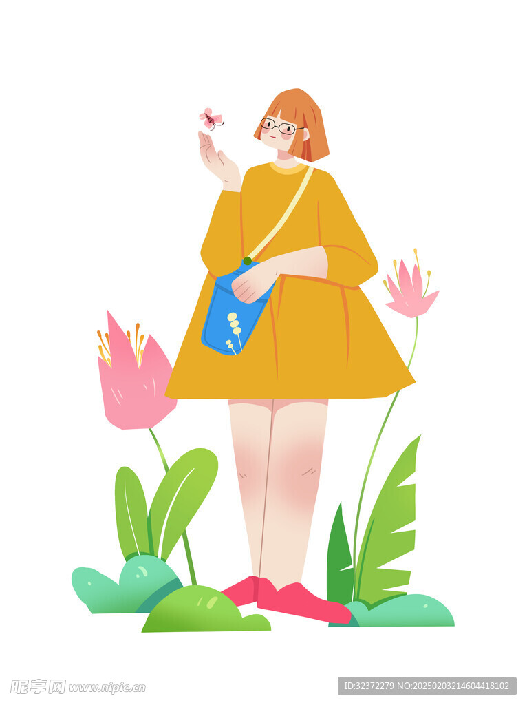 趣味扁平插画 