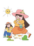 趣味扁平插画 