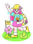趣味扁平插画 