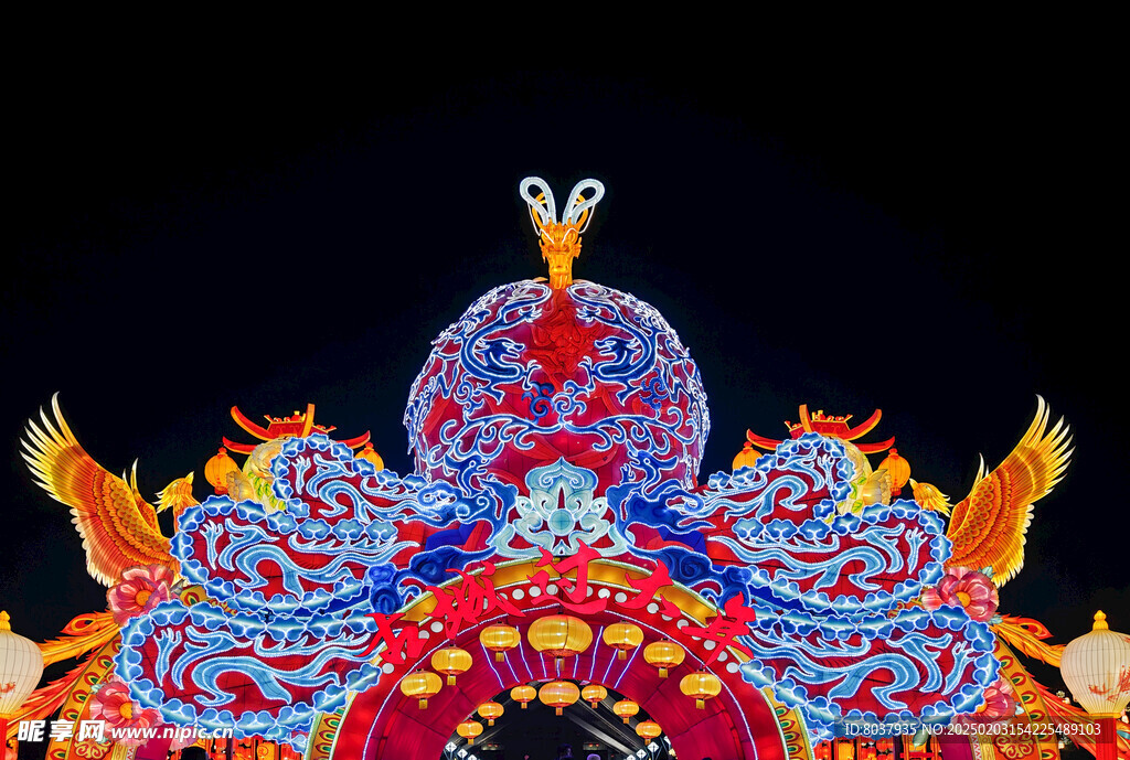 绍兴城市广场灯展 