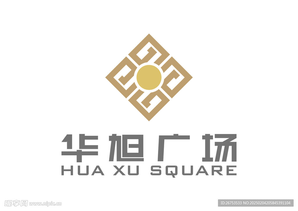 华旭广场 LOGO 标志