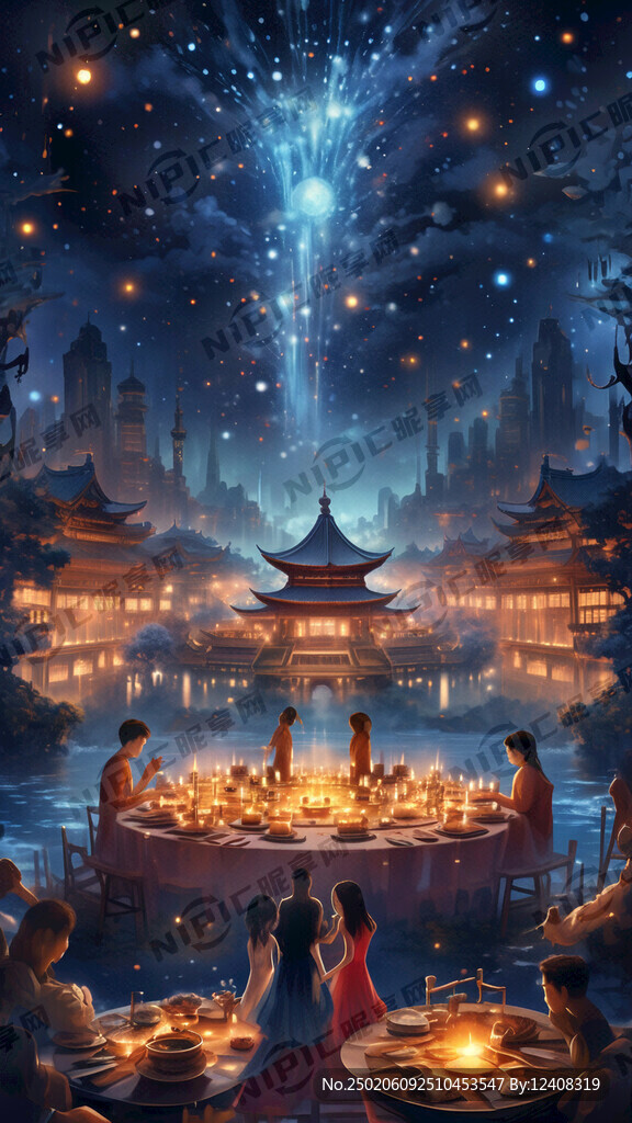 星空 情侣晚宴 梦幻 唯美