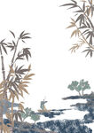 水墨山水背景