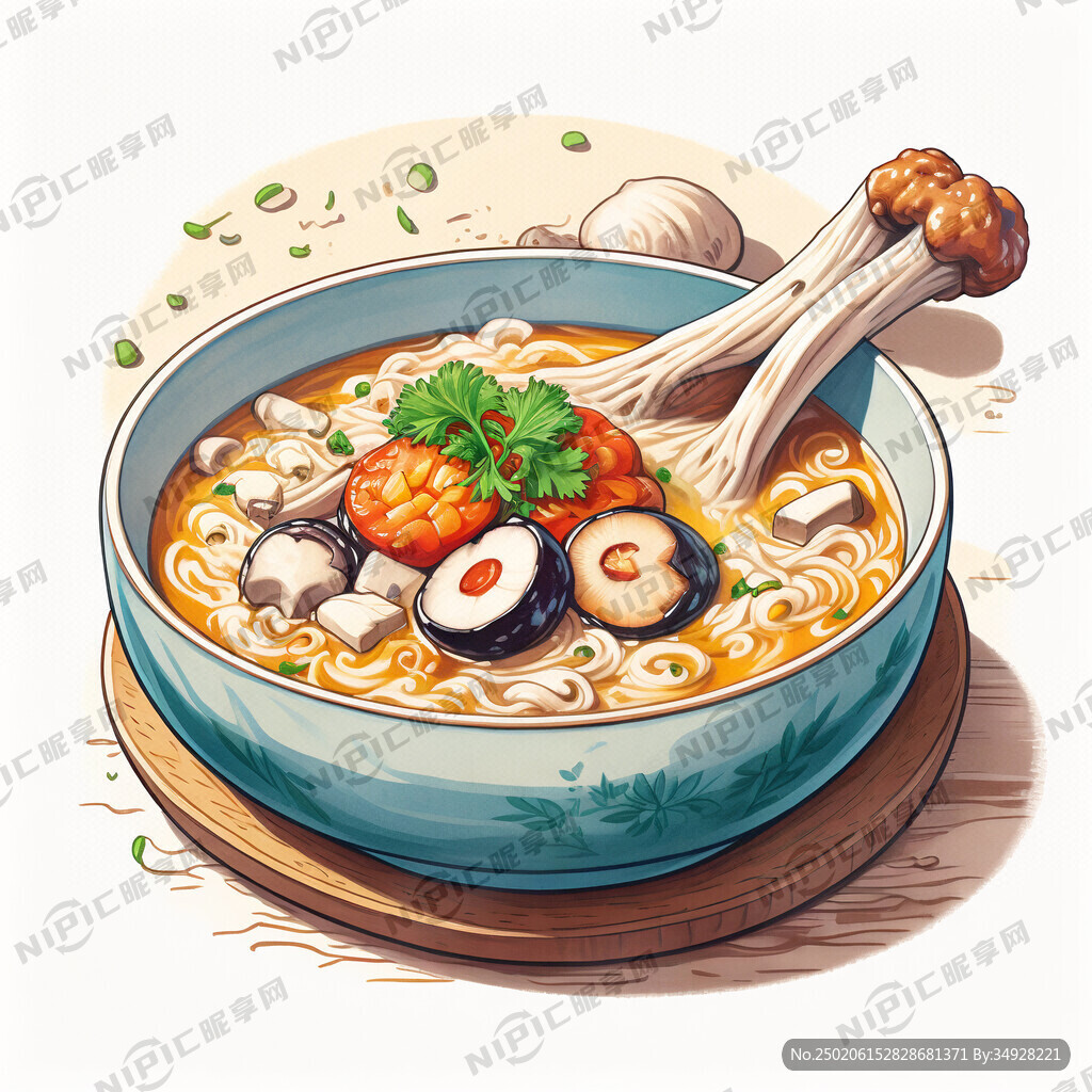 一碗 香菇鸡肉粥