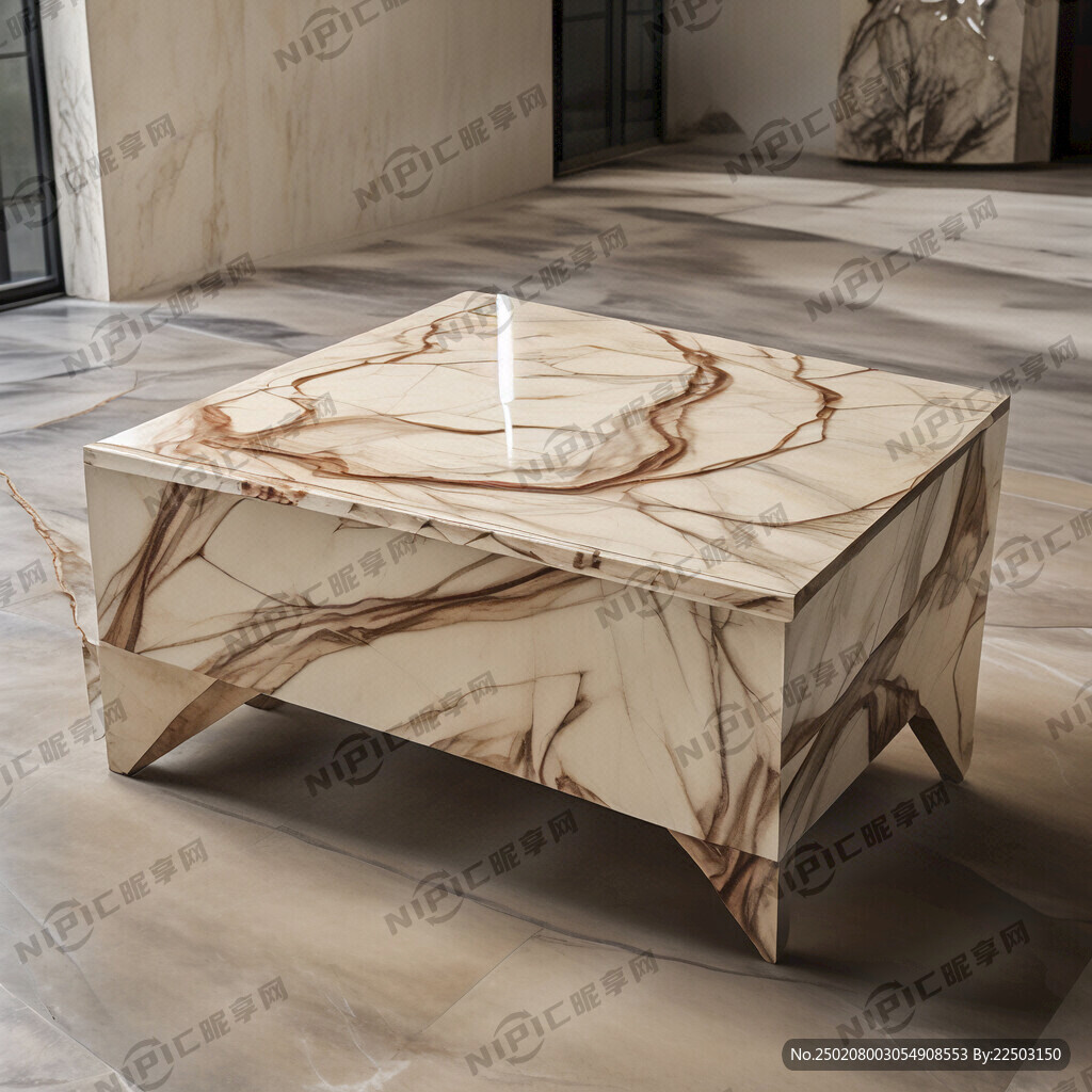 米色大理石接待台长6220毫米