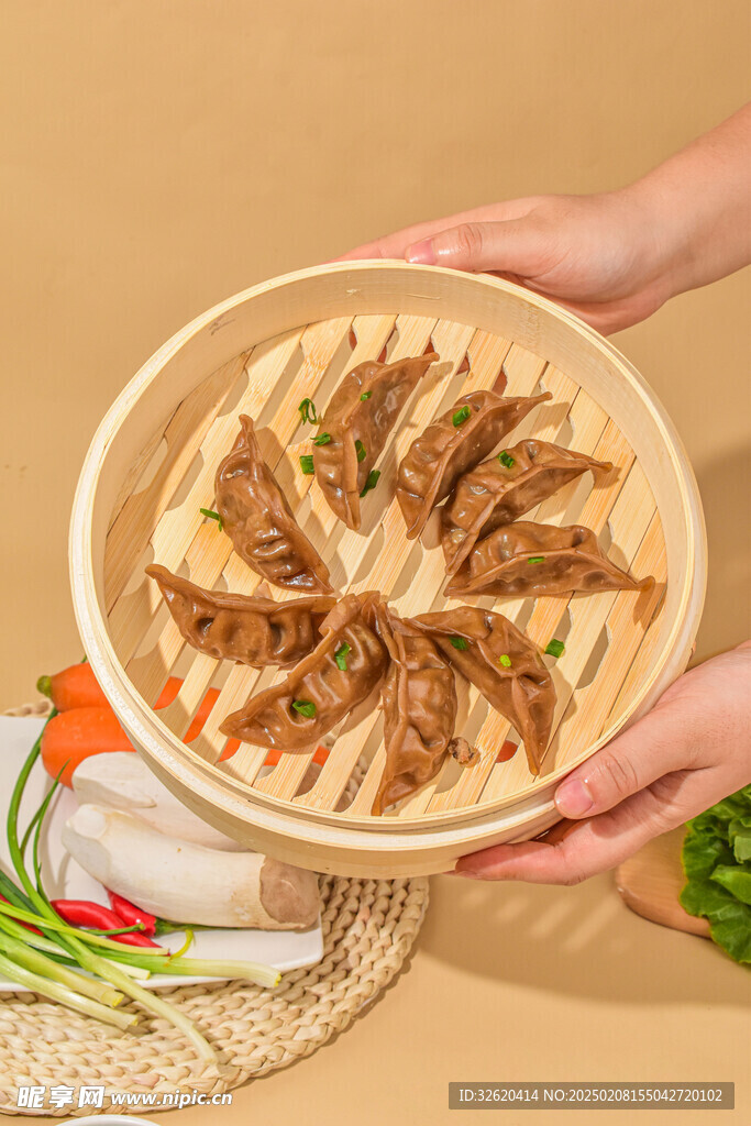 燕麦饺 蒸饺 