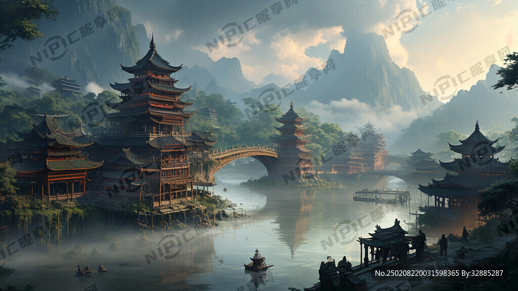 柳州三江县风雨桥 侗族