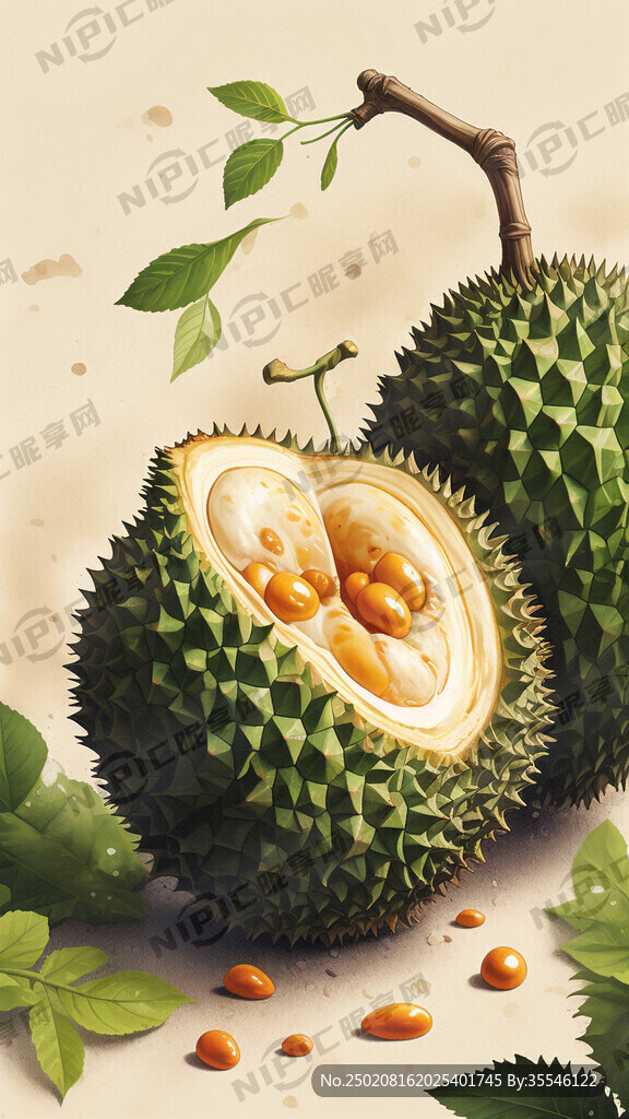 榴莲车厘子海报