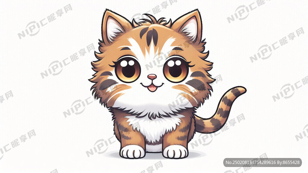 吉祥物 猫咪 可爱 毛茸茸