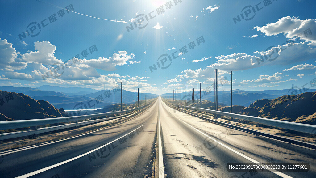 公路 蓝天 蓝天多点儿