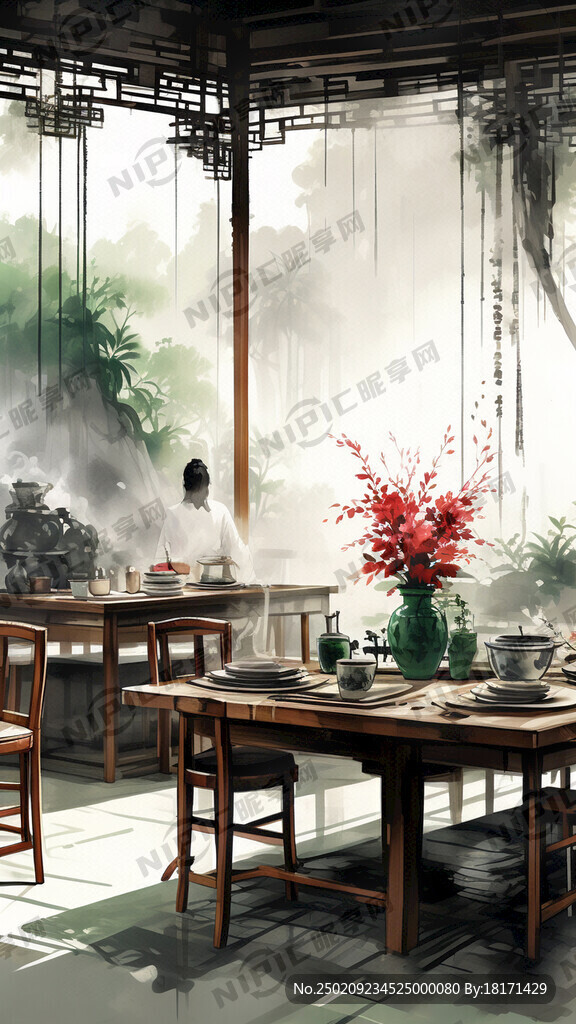 闽南菜馆 屏风 不要餐桌