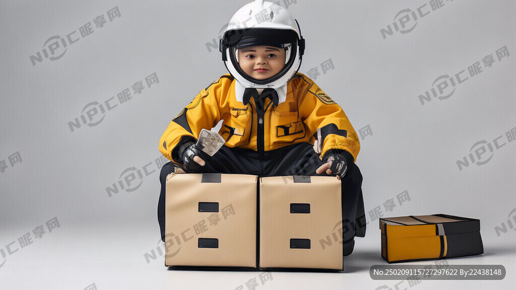 设计多多快递收件服务部门头
