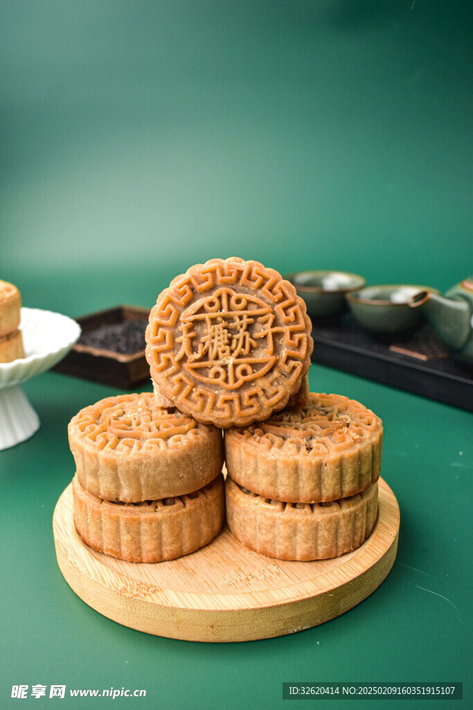 月饼 茶点 