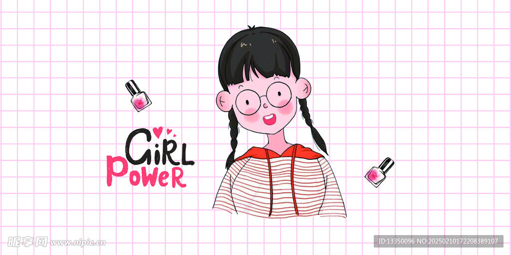 卡通女孩