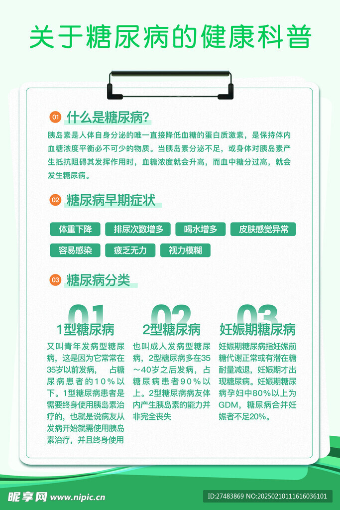 关于糖尿病的健康科普