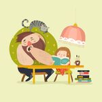 可爱卡通手绘儿童绘本插画