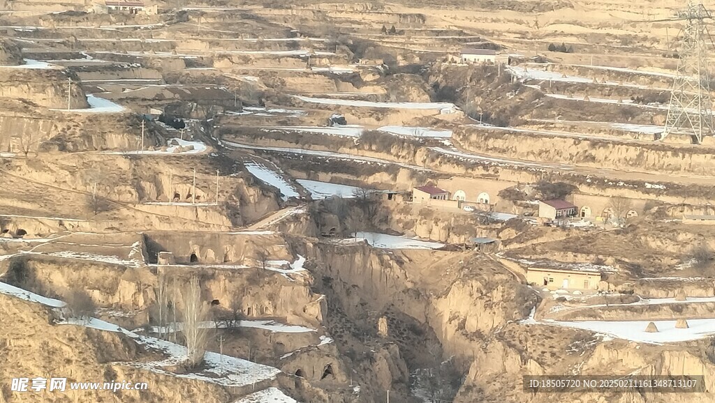 农村大山景色